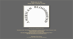 Desktop Screenshot of bloodhounds.org